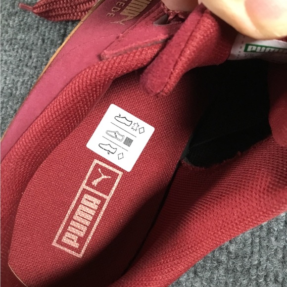 Puma suede sneakers large shoelace children size 5.5 - Picture 7 of 9